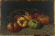 Gustave Courbet Still Life with Apples, Pear, and Pomegranates Germany oil painting artist